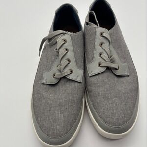 ALDO Men's Grey Canvas Lace Up Casual Sneakers Shoes Size 11